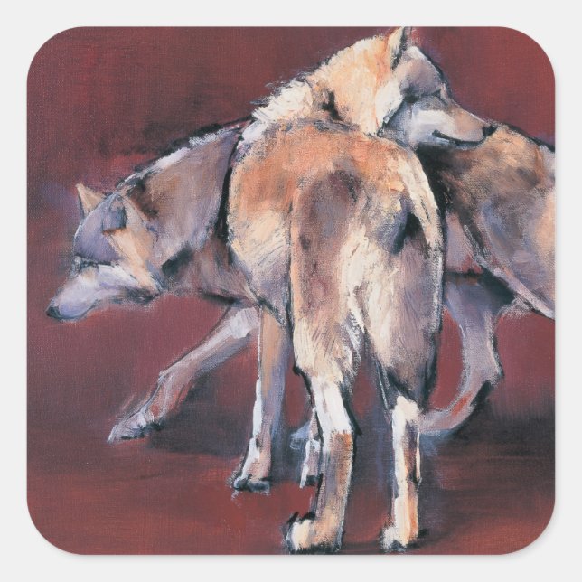 Adesivo Quadrado Composição do Lobo 2001 (Frente)
