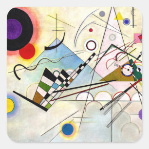 Adesivo Quadrado Composição Kandinsky 8
