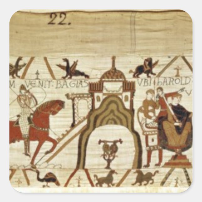 Adesivo Quadrado Conan entrega as chaves de Dinan (Frente)