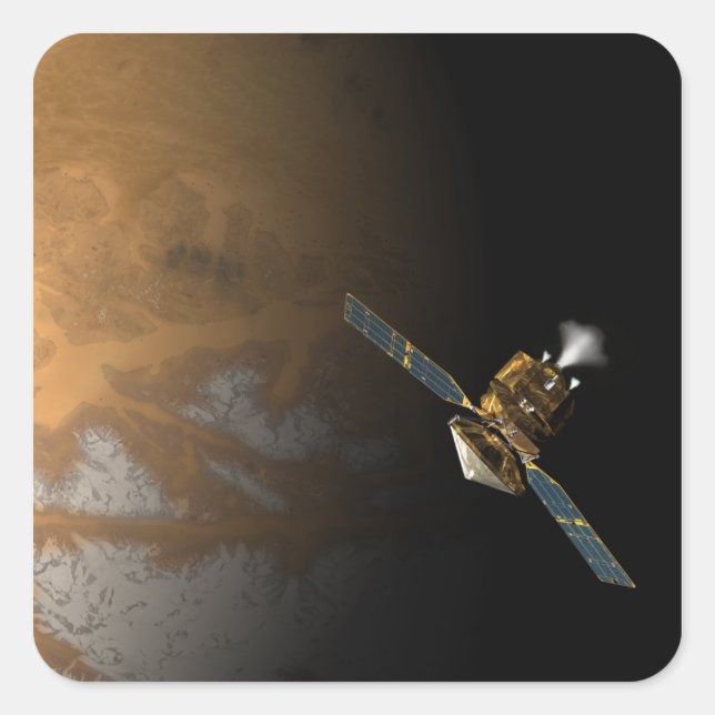 Adesivo Quadrado Conceito de artista (Frente)