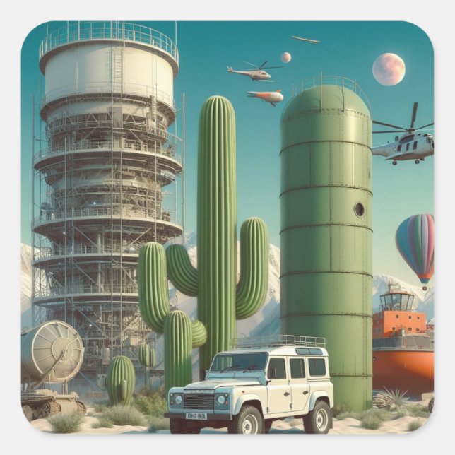 Adesivo Quadrado Concept Defender (Frente)