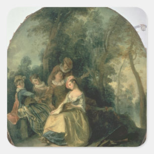 Adesivo Quadrado Concerto no parque, 1725