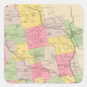 Adesivo Quadrado Condado de Hillsborough