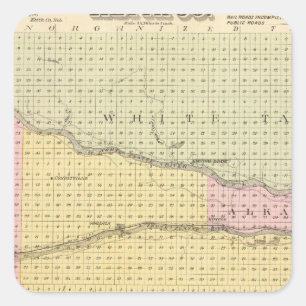 Adesivo Quadrado Condado de Keith