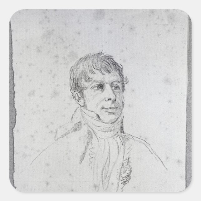 Adesivo Quadrado Conde Francois Arnail de Jaucourt (Frente)