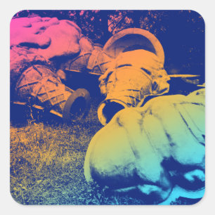 Adesivo Quadrado cones de sorvete de Verão de fibra de vidro