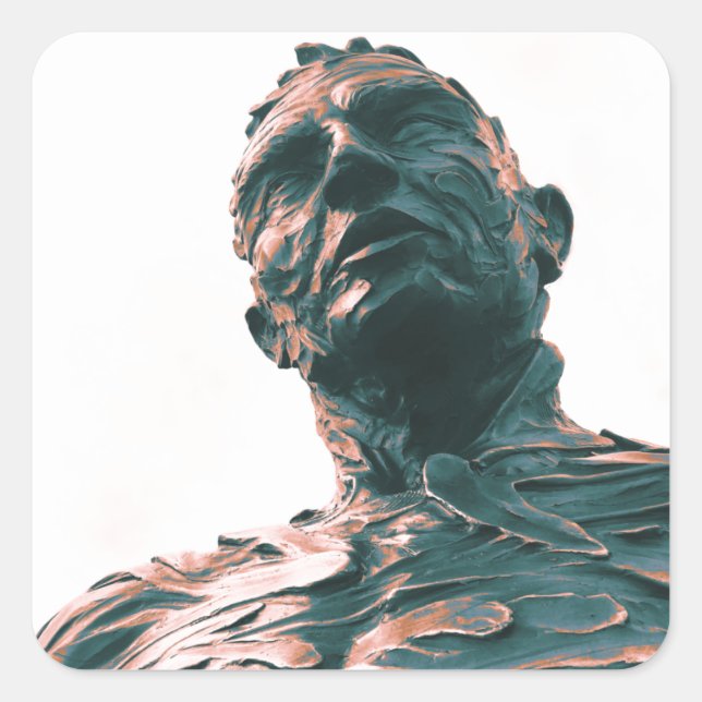 Adesivo Quadrado Confluência de David Zahn (Frente)