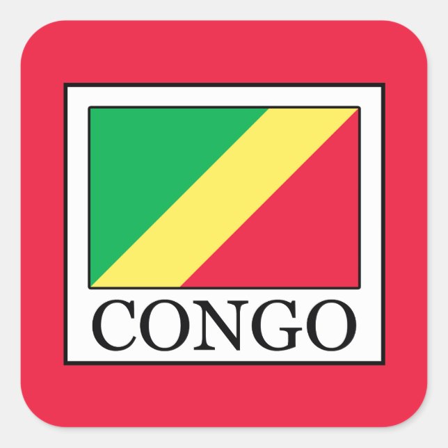 Adesivo Quadrado Congo (Frente)
