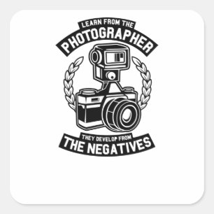 Adesivo Quadrado Conheça o fotógrafo