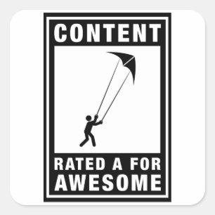 Adesivo Quadrado Conluio Kiting