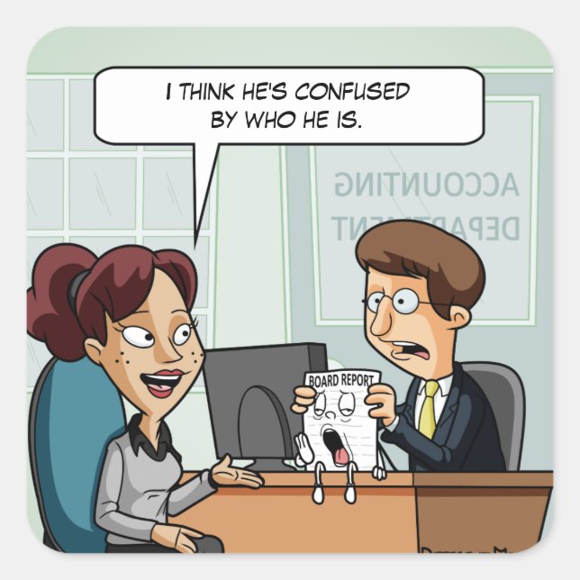 Adesivo Quadrado Conselho Contabilístico dos Diretores Pun Square S (Frente)