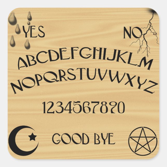 Adesivo Quadrado Conselho de conversa (Frente)