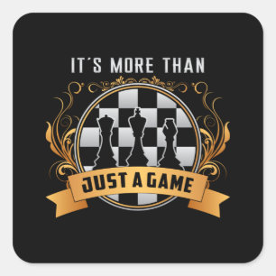 Adesivo Quadrado Conselho do Xadrez Conselho do Xadrez  Queen Gift