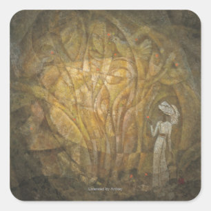 Adesivo Quadrado Conto de fadas