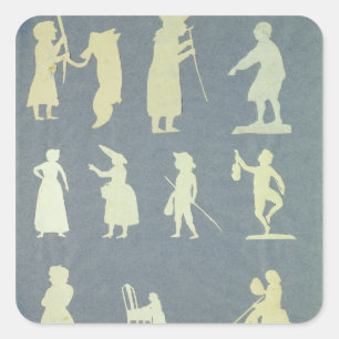 Adesivo Quadrado Contos velhos