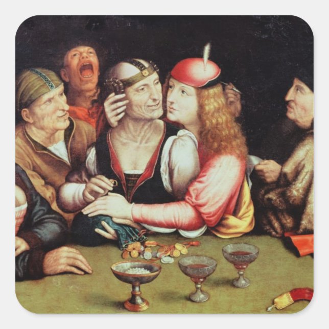 Adesivo Quadrado Contrato de Casamento 2 (Frente)