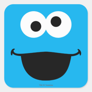 Adesivo Quadrado Cookie Face Art