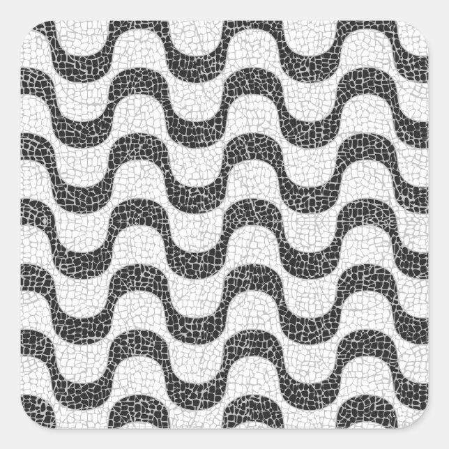 Adesivo Quadrado Copacabana Beach (Frente)