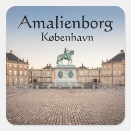 Adesivo Quadrado Copenhaga Dinamarca