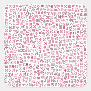 Adesivo Quadrado Cóptico