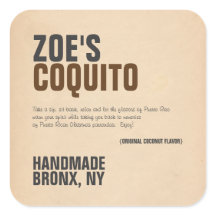 Coquito Rústico Moderno