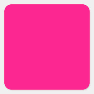 Adesivo Quadrado Cor Clássica Rosa Brilhante