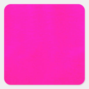 Adesivo Quadrado Cor do rosa quente somente - o mundo sem design