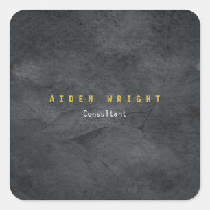 Adesivo Quadrado Cor Moderna Minimalista Cinza Atraente Dourado