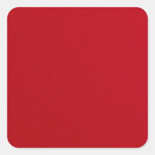 Adesivo Quadrado Cor Vermelha Simples