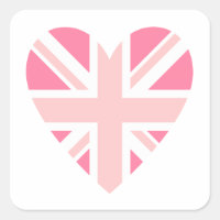 Coração da bandeira/tomada cor-de-rosa