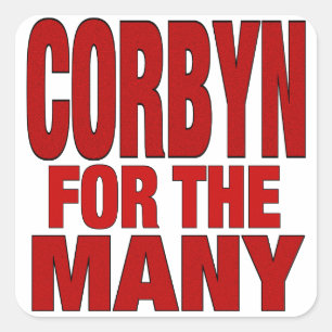 Adesivo Quadrado Corbyn para o muitos