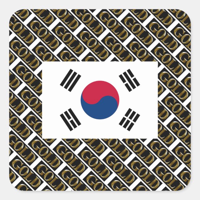 ADESIVO QUADRADO COREIA DO SUL (Frente)