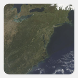 Adesivo Quadrado Cores de queda no nordeste dos Estados Unidos