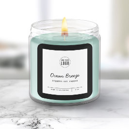 Adesivo Quadrado Cores personalizadas Adicionar linhas de script de