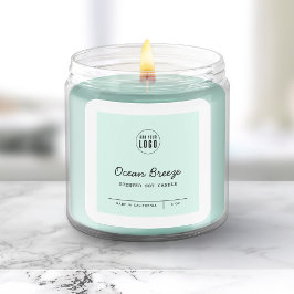 Adesivo Quadrado Cores personalizadas Adicionar linhas de script de