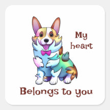 Corgi de laranja-branca para um humor positivo