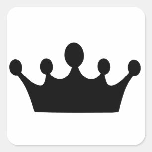 Adesivo Quadrado Coroa