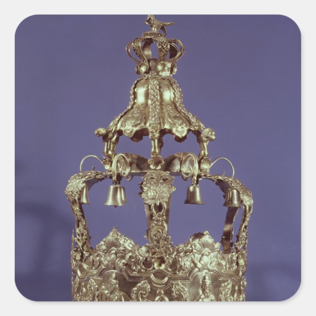 Adesivo Quadrado Coroa de Torah (Frente)