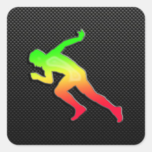 Adesivo Quadrado Corredor lustroso