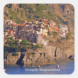 Adesivo Quadrado Corriglia, Terra Nova