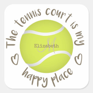 Adesivo Quadrado corte de tênis feminino é minha tipografia de luga