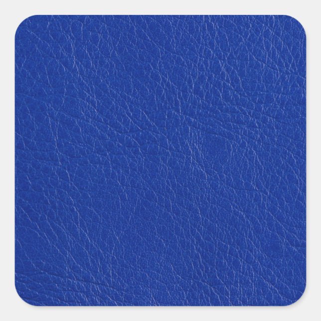 Adesivo Quadrado Couro azul (Frente)