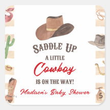 Cowboy Ocidental Rodeo Chá de fraldas Oeste Selvag