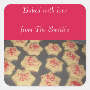 Adesivo Quadrado Cozimento do Natal