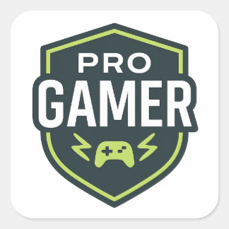 Adesivo Quadrado CRACHÁ Blindagem PRO GAMER