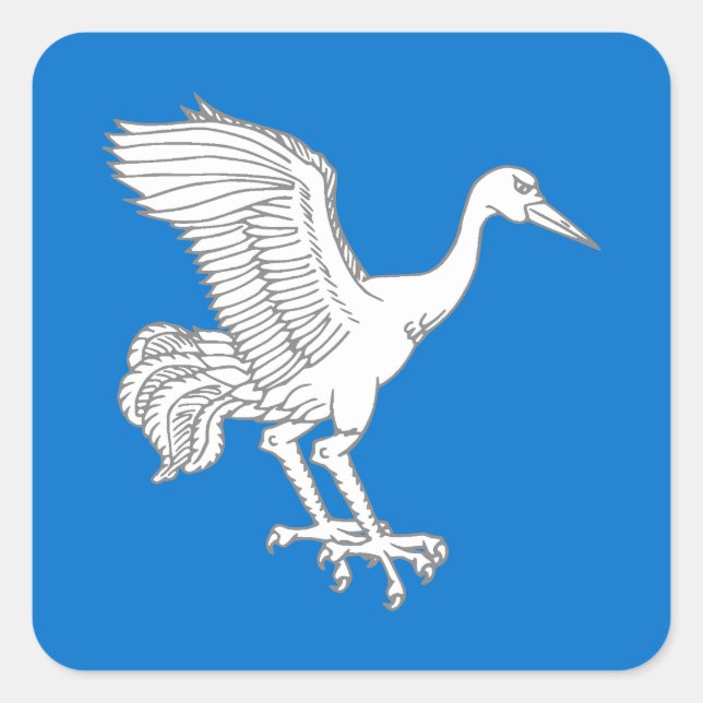 Adesivo Quadrado Crachá de Manutenção da População SCA Sentinels (Frente)