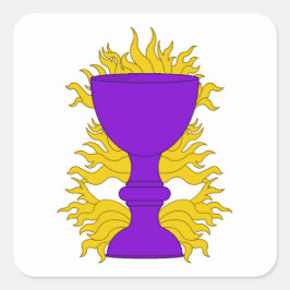 Adesivo Quadrado Crachá Populacional Bunstable Santo SCA