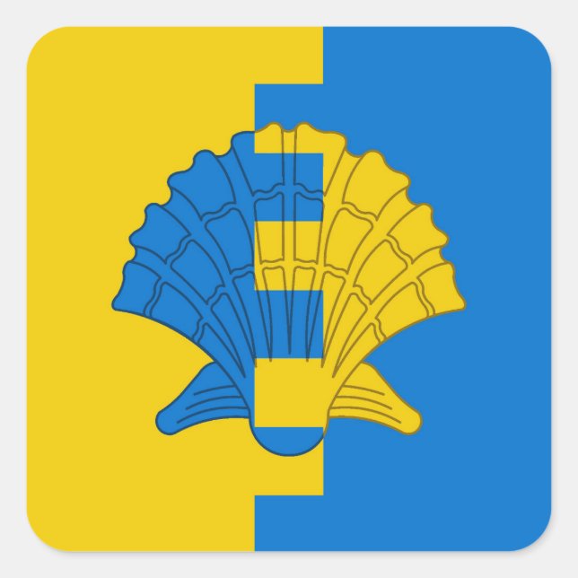 Adesivo Quadrado Crachá Populacional de SCA Seawinds (Frente)