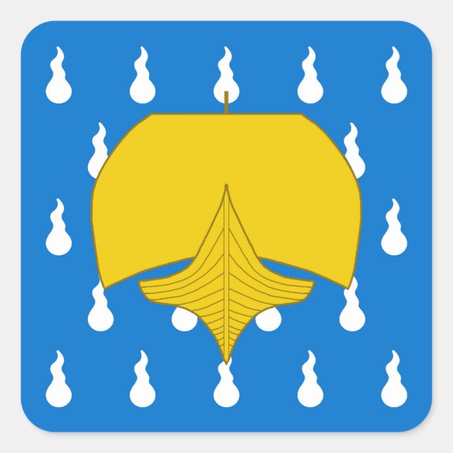 Adesivo Quadrado Crachá Populacional de Stormhold SCA (Frente)