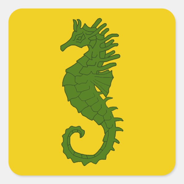 Adesivo Quadrado Crachá Populacional Marcha do Mar SCA (Frente)